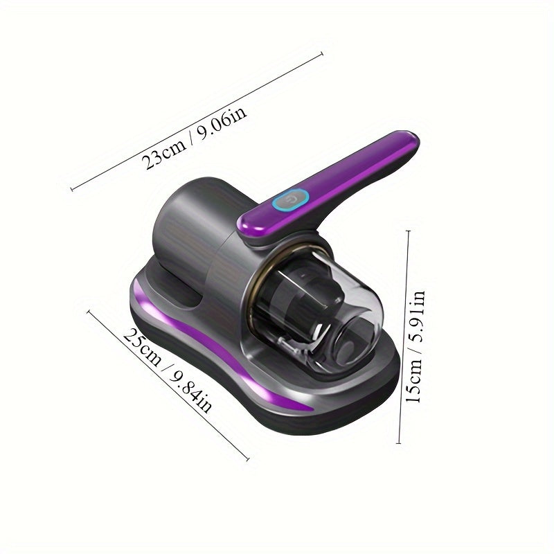 Wireless Handheld Vacuum Cleaner for Dust Removal from Beds and Sofas Rechargeable Lightweight Multiple Colors
