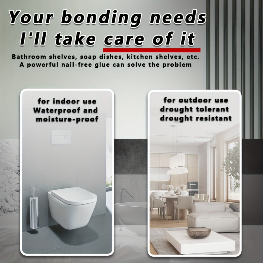 6pcs Waterproof Multi-Surface Super Glue for Metal Wood Stone Glass