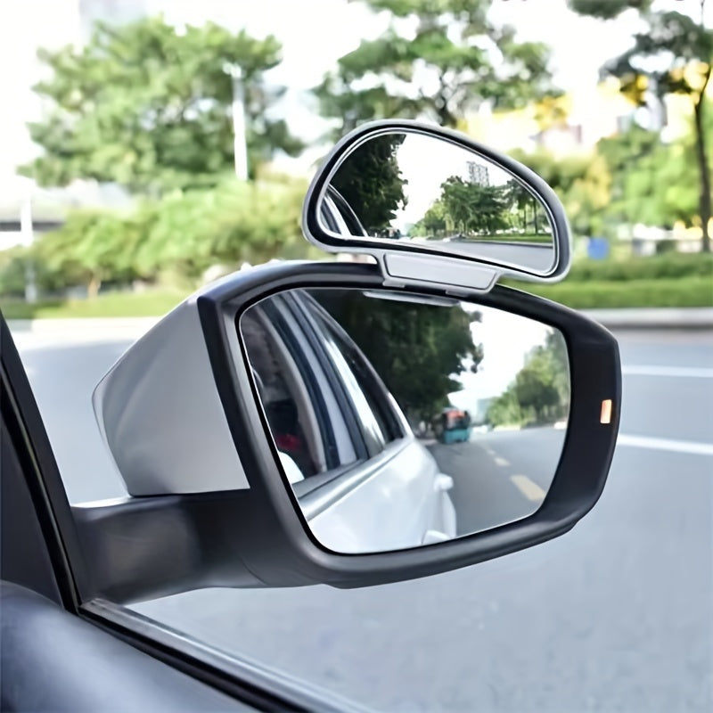 Universal Car Rearview Mirror 360° Adjustable Wide-Angle Side Blind Spot Auxiliary Rear View
