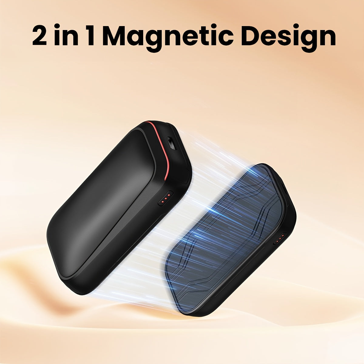 Rechargeable Hand Warmer Portable Aluminum 3-Level Heat for Outdoor Activities