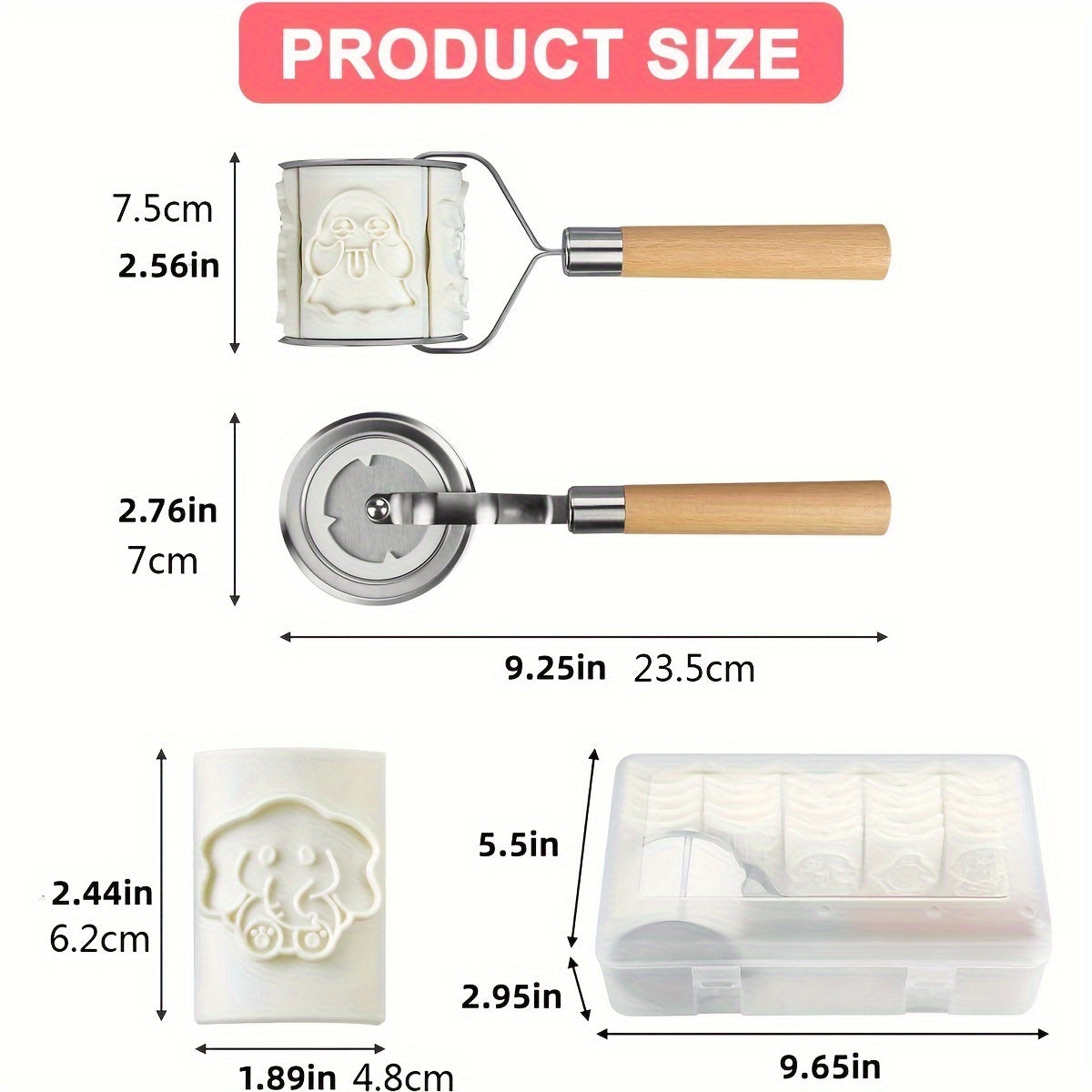 DIY Cartoon Cookie and Cake Stamp Set Baking Molds for Cookies and Sweets