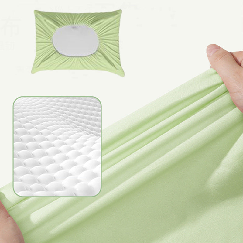 Disposable Pillowcases Set of 2 Light Purple Breathable Non-Woven 80cm x 50cm