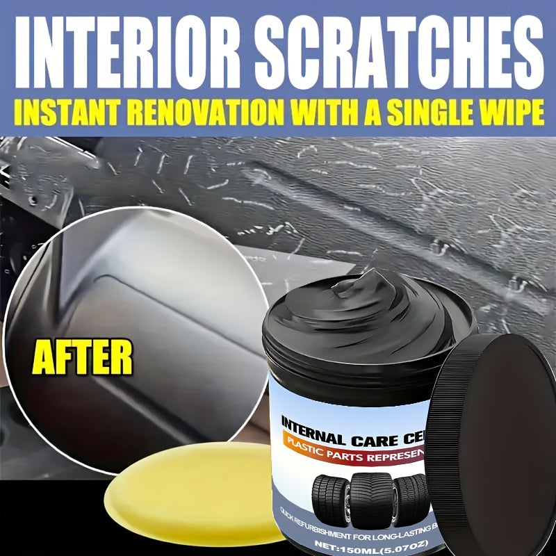 Набор для обновления интерьера автомобиля, кристаллическое покрытие, воск для панели приборов и пластика