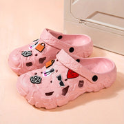 Women's Soft Breathable EVA Clogs Black Non-Slip Indoor Outdoor Shoes