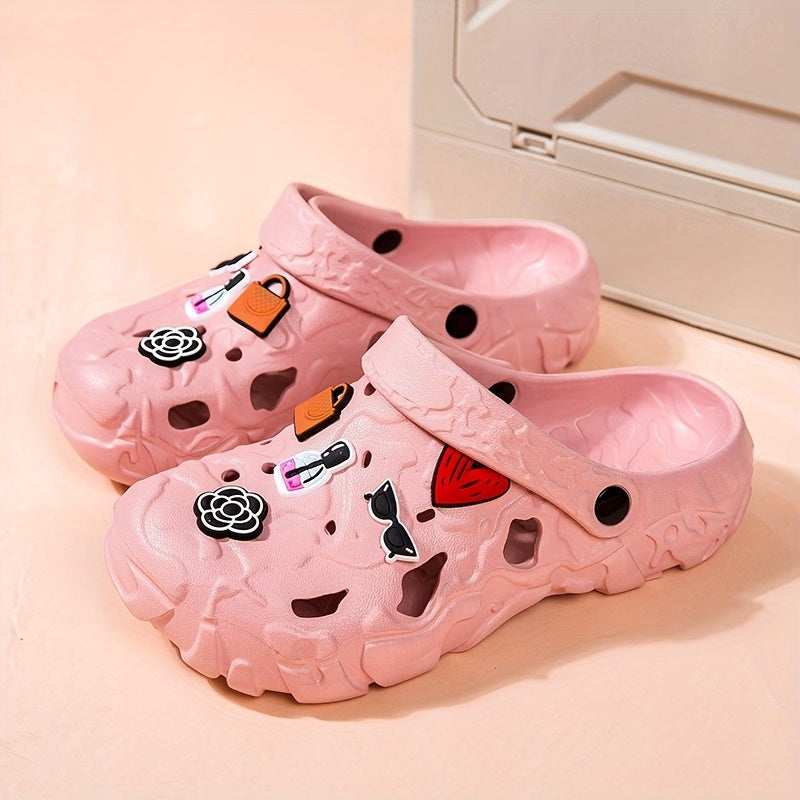 Women's Soft Breathable EVA Clogs Black Non-Slip Indoor Outdoor Shoes