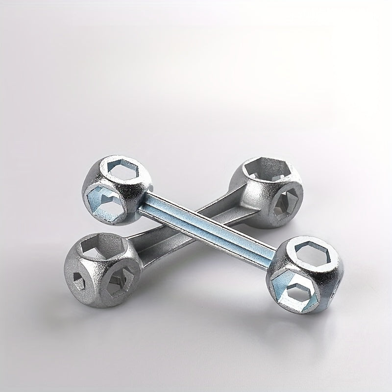 10-In-1 Hexagonal Socket Bone Wrench for Motorcycles and Bicycles Aluminum Alloy Multi-Tool