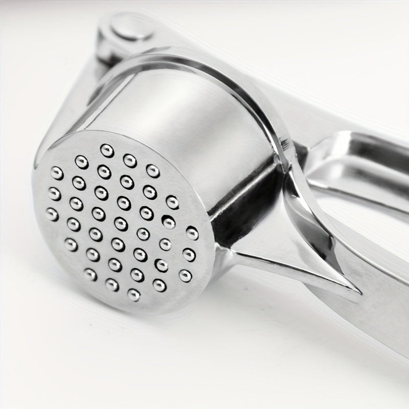 Stainless Steel Garlic Press and Ginger Crusher Manual Kitchen Gadget