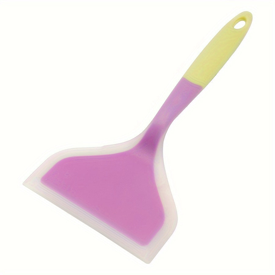 Nonstick Silicone Spatula Turnover for Pancakes Eggs Fish Pizza Steak Heat-Resistant Wide Kitchen Utensil