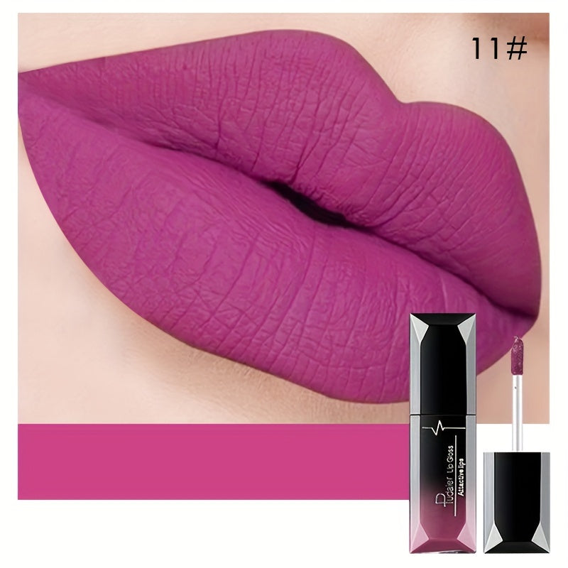 Velvet Matte Liquid Lipstick Long-Lasting Waterproof Berry Nude Tones