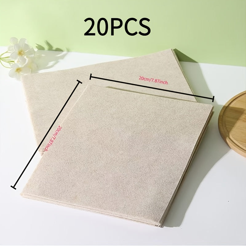 Set of 50 Luffa Rag Cleaning Cloths 20-Pack Non-Oil Stick Polyester Kitchen Towels