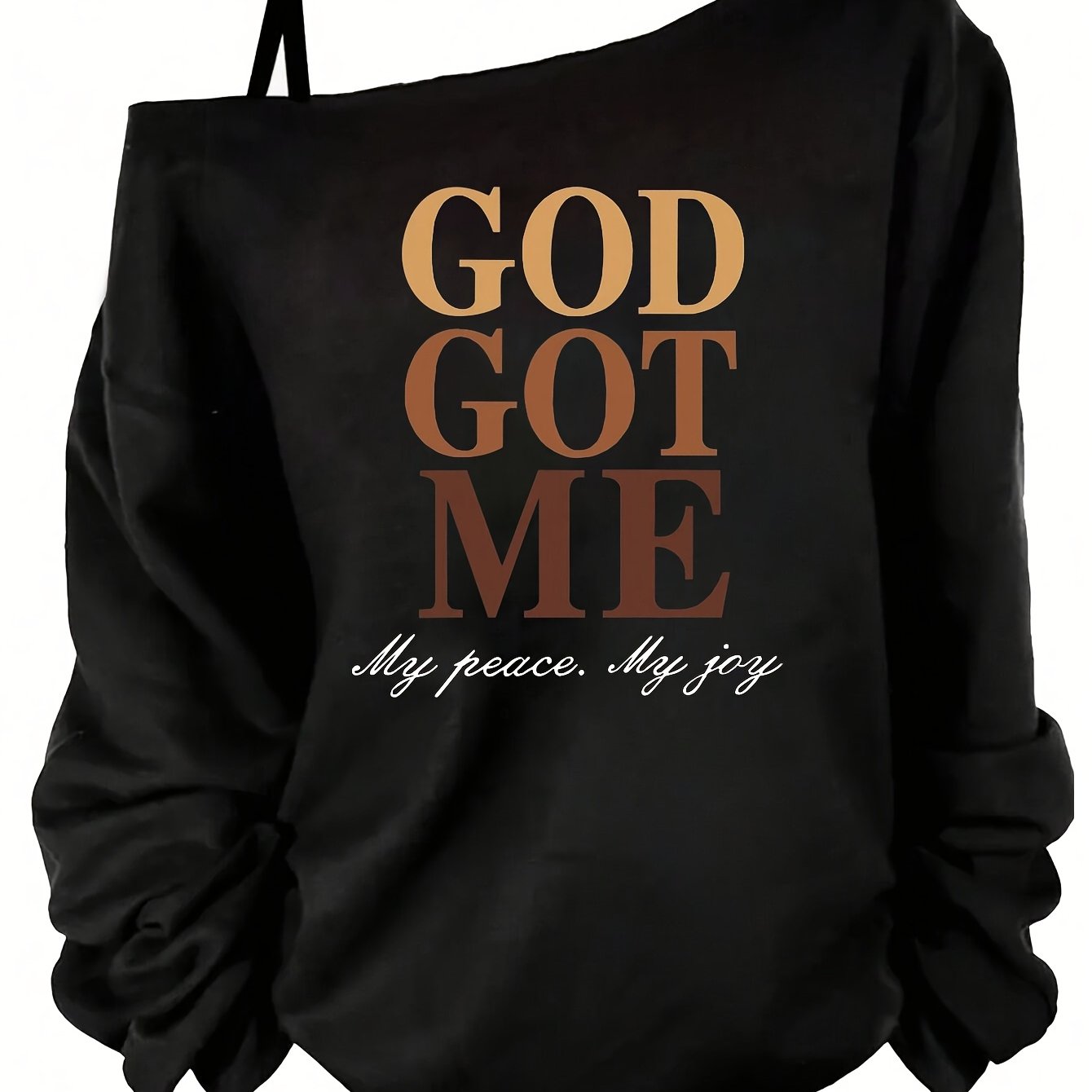 Women's Plus Size One-Shoulder Top Elegant Solid Knit Polyester Medium Stretch All-Season