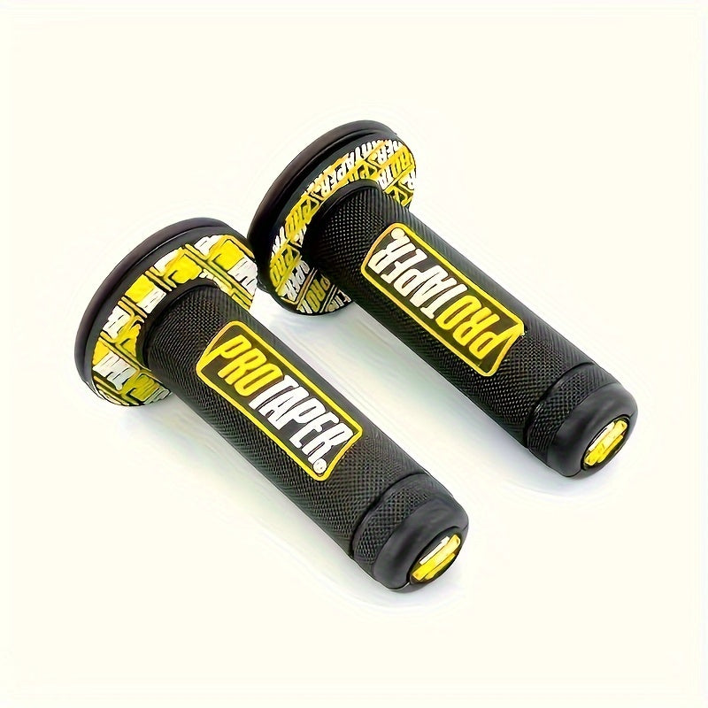 Motorcycle Handlebar Grips Durable Rubber Off-Road Bike Throttle Covers