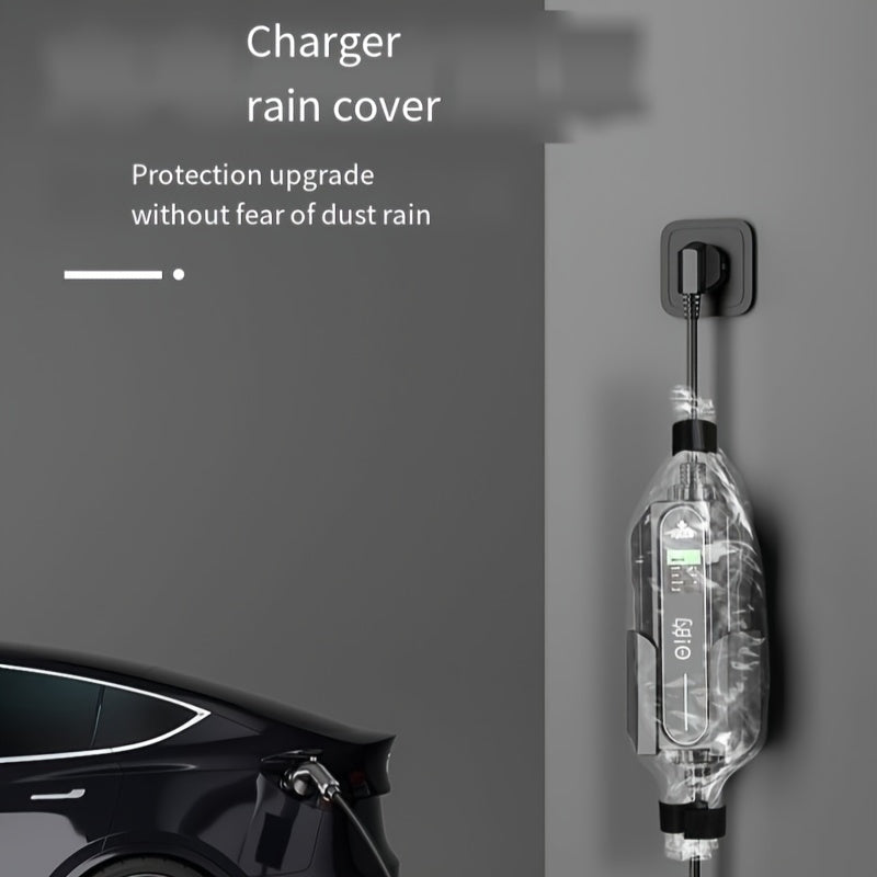 Rain Shield for Electric Vehicle Charging Gun Outdoor Waterproof Protection