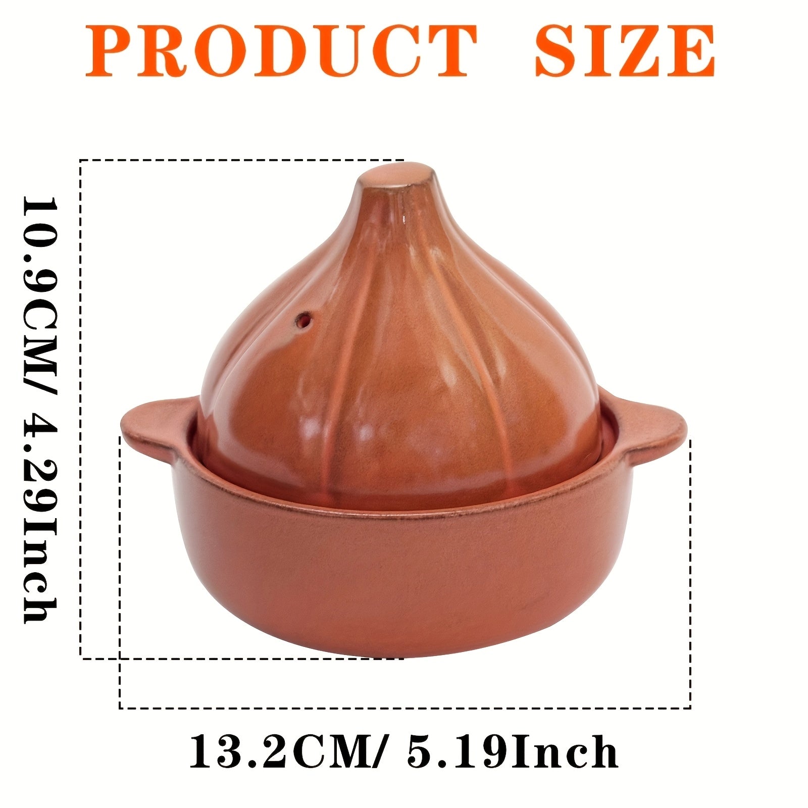 Ceramic Egg Maker Garlic-Shaped Microwave Omelet Maker Kitchen Gadget