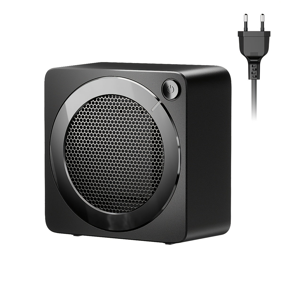 Compact Electric Heater 500W Ceramic Fast Heating Overheat Protection Safety Tilt