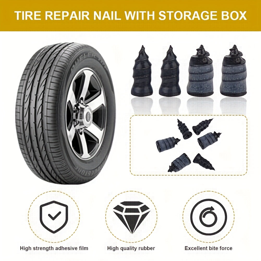 Universal Tubeless Tire Repair Screws for Car Motorcycle Bike Self-Sealing