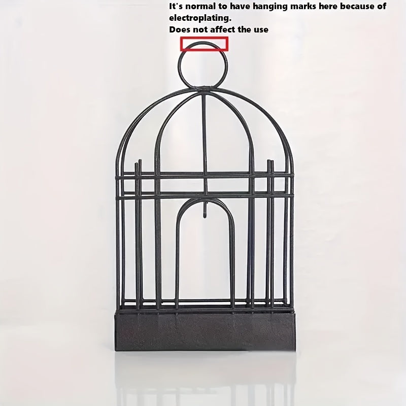 Vintage Metal Birdcage Mosquito Coil Holder Incense Burner for Garden Patio