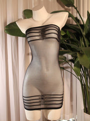 Women's Sheer Fishnet Bodysuit Polyamide Spandex Solid Color Lingerie