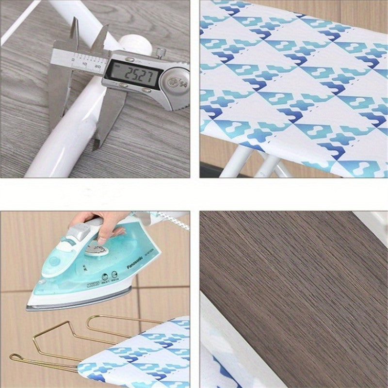 Ironing Board Set with Adjustable Height, Steel Legs, Safety Iron Rest