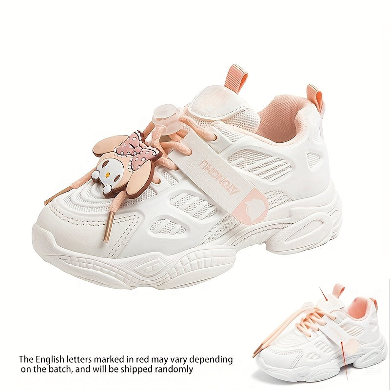 Kids' Cartoon Closure Sneakers with Breathable Mesh and Soft Sole for Boys and Girls