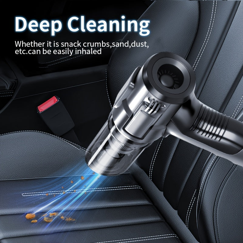 Handheld Car Vacuum Cleaner 12V Wired Mini Dust Cleaner with Powerful Suction