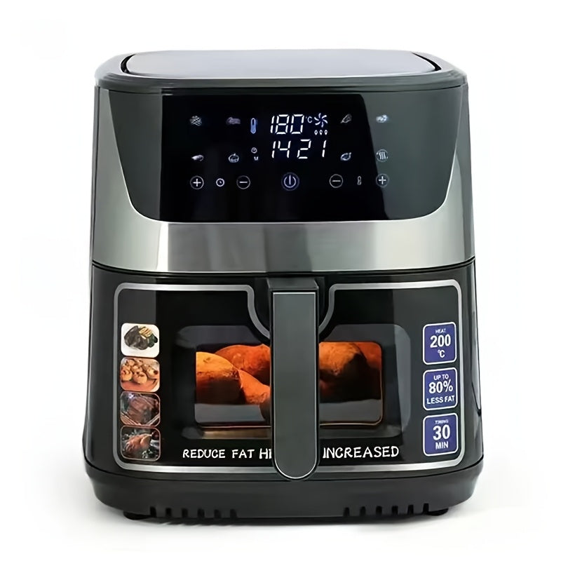 12L Touch Screen Havo Fritüri Kam Yog'li Yog'siz Pishirish 1930W Yevropa Plug