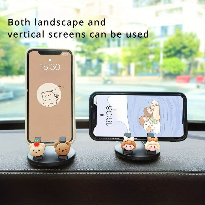 Soporte universal para teléfono móvil de coche para tablero, ajustable, ajuste universal