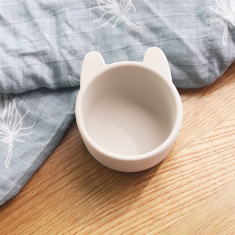 Silicone Baby Food Bowl BPA-Free Non-Toxic Toddler Feeding Tableware