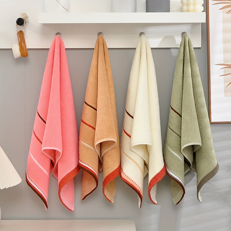 4 ta yumshoq tez quriydigan qo'l sochiqlari, yumshoq va rangsizlanishga qarshi - uy va mehmonxona uchun ideal. Rojdestvo va Sevishganlar kuni uchun ajoyib sovg'alar. 32.77 sm x 72.9 sm. Uy hammomiga zarur narsalar. To'qilgan polyester sochiqlar.