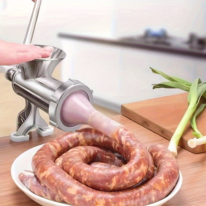 Uy uchun alyuminiy qo'lda kolbasa tayyorlash va go'sht maydalash to'plami