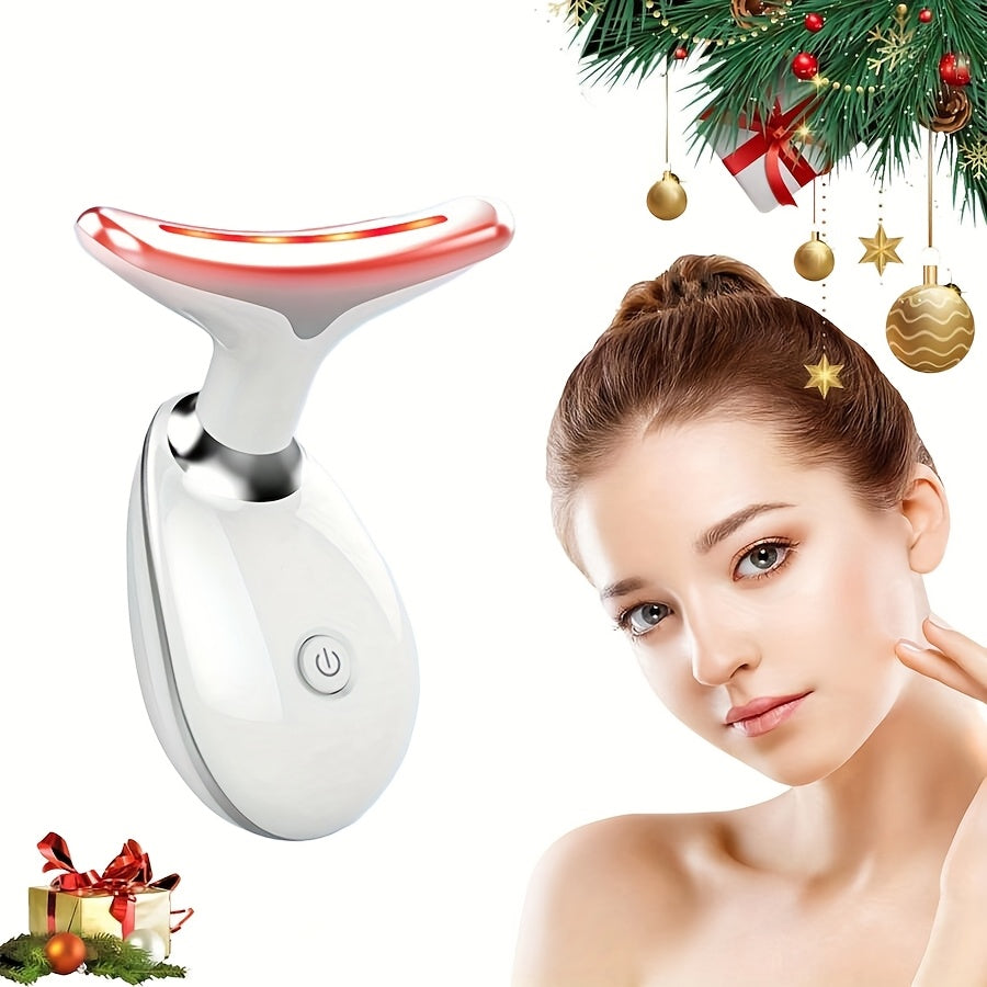 Face and Neck Massage Tool in 3 Colors USB Rechargeable Portable Facial Massager for Women
