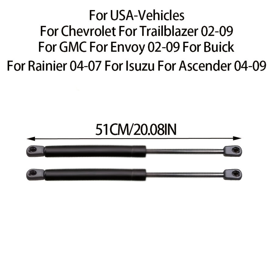2PCS Soportes de elevación para puerta trasera, amortiguadores para SUV, reemplazo de portón trasero, tapa de maletero