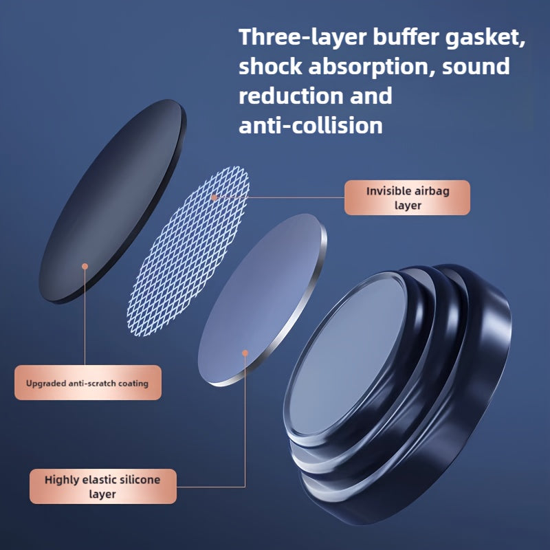 12 dona o'z-o'zidan yopishadigan silikondan eshik shokini yutuvchi qopqoq ovoqinsizlik uchun