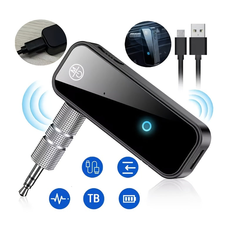 Wireless 2-in-1 Transmitter Receiver with 3.5mm Jack for TV and Audio