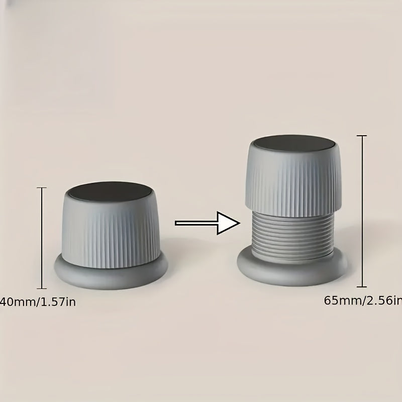 Adjustable Headboard Stabilizers for Gaps 40-65mm Self-Adhesive Noise-Reducing Wall Protectors
