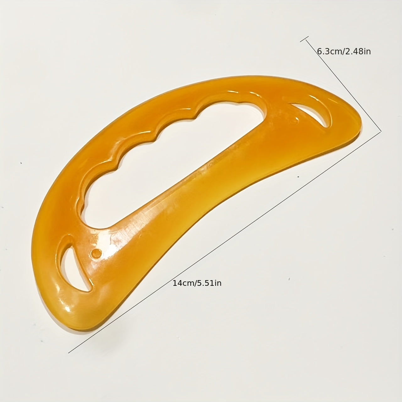 Resin Back Neck Scraper for Whole Body Massage and Tendon Stimulation