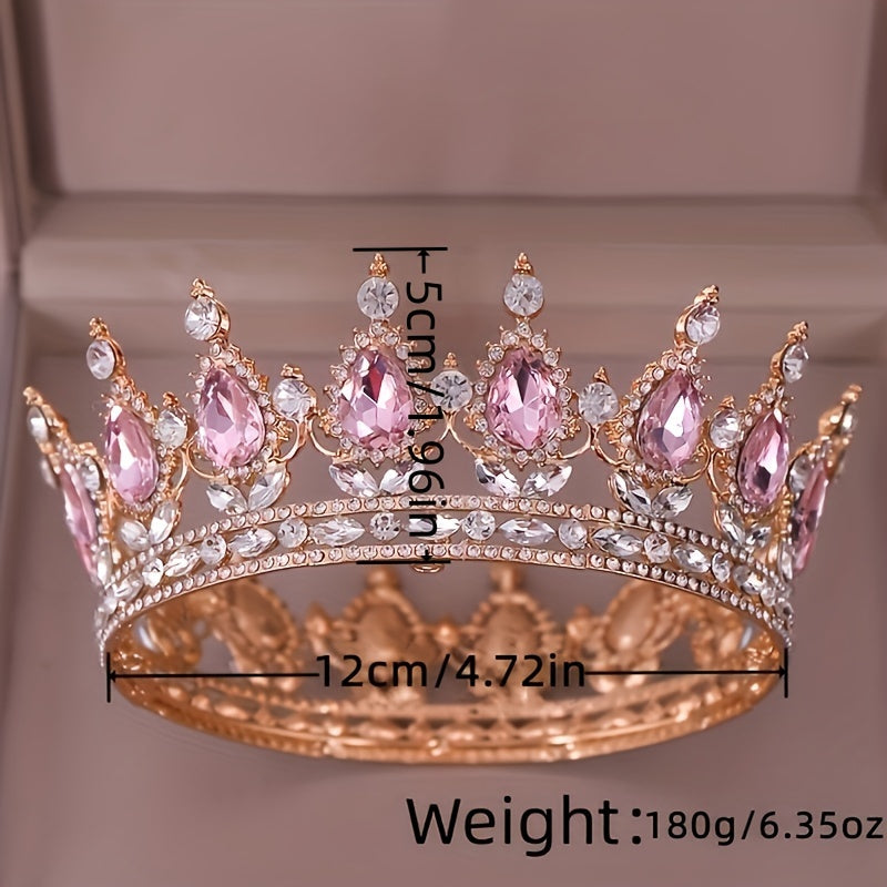 Bridal Tiaras and Crowns with Sparkling Rhinestones for Weddings and Proms