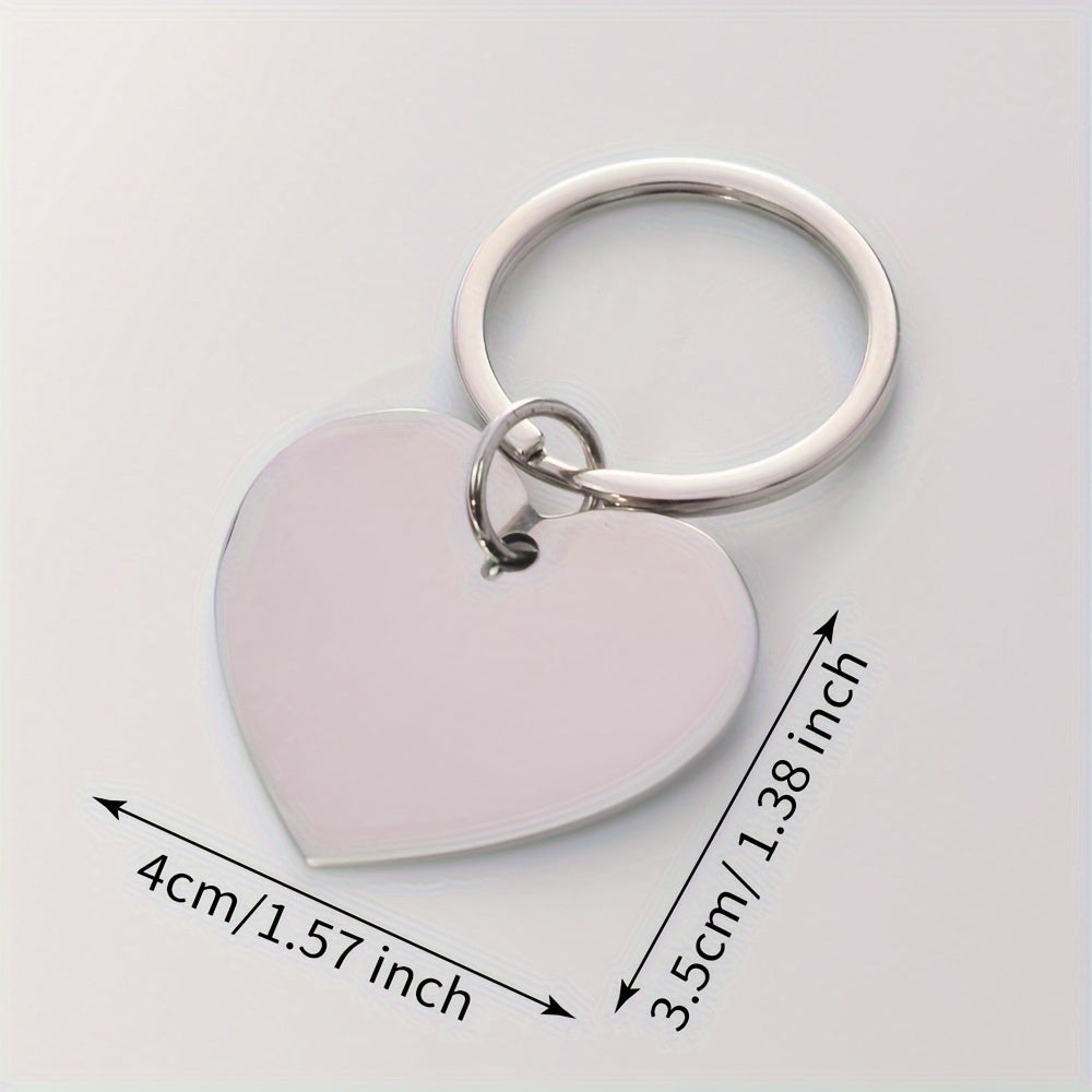 Набор из 10 двусторонних брелоков из нержавеющей стали с лазерной гравировкой, с именем и информацией о собаке