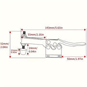 Heavy-Duty Red Toggle Clamps 100kg Quick Release Metal Hand Tools for Woodworking and Metalworking