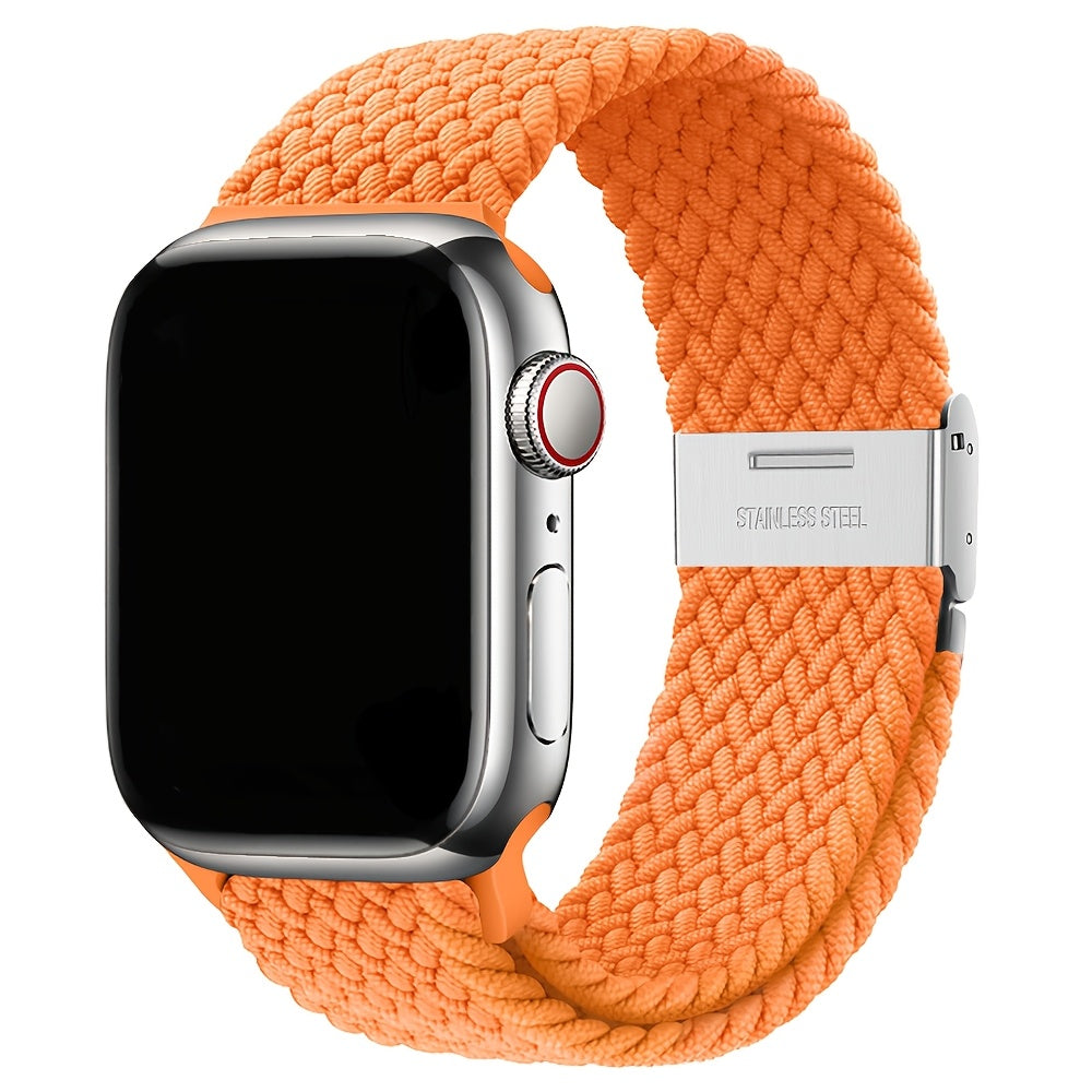 Moslashuvchan Naylon bilan to‘qilgan Solo Loop soat bandi, Apple Watch Series 1-9 Ultra 2 42mm 44mm 45mm 49mm uchun suv o'tkazmaydigan