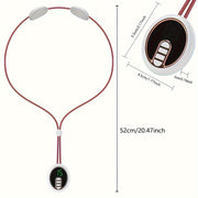 Portable Neck and Shoulder Massager with USB Charging, Adjustable Strap, Digital Display