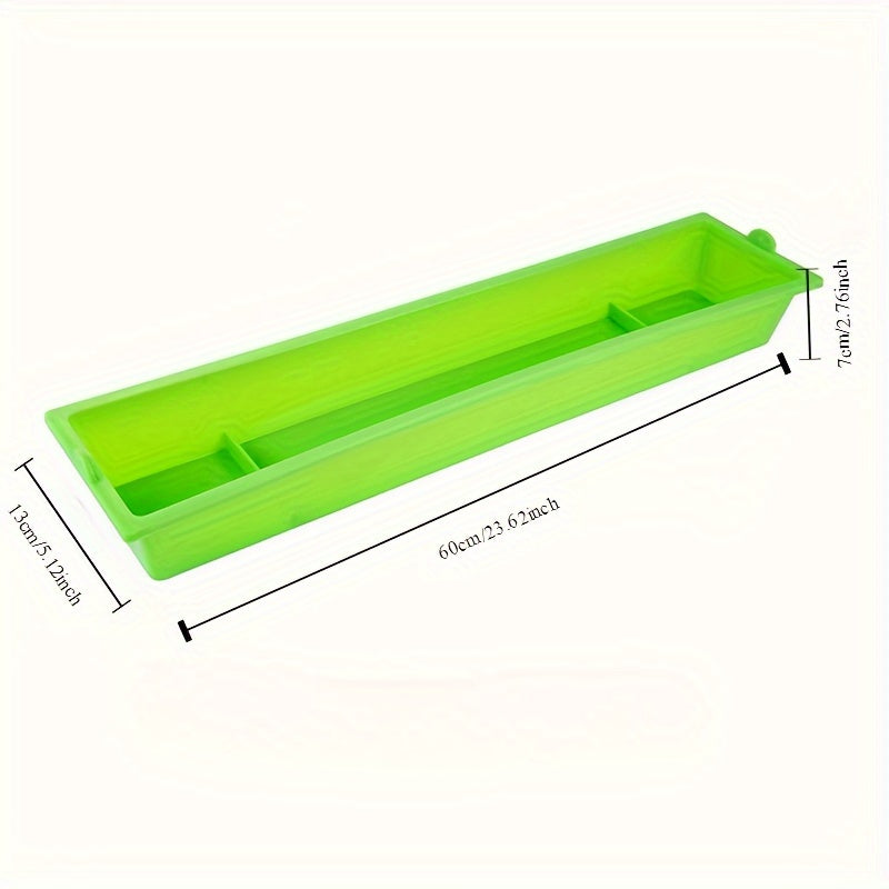 Прочный прямоугольный курятник из TPU с противоразливной водой и отсеком для корма для птицы, уток, голубей