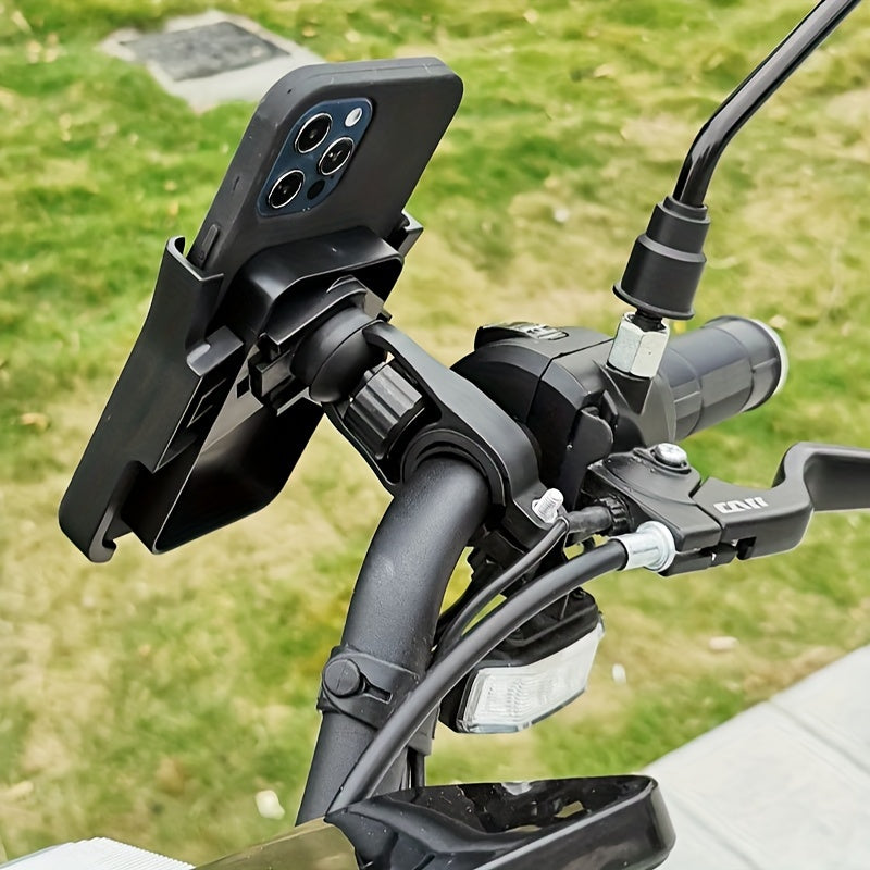 Universal Motorcycle Scooter Bike Mount Battery Navigation Phone Holder