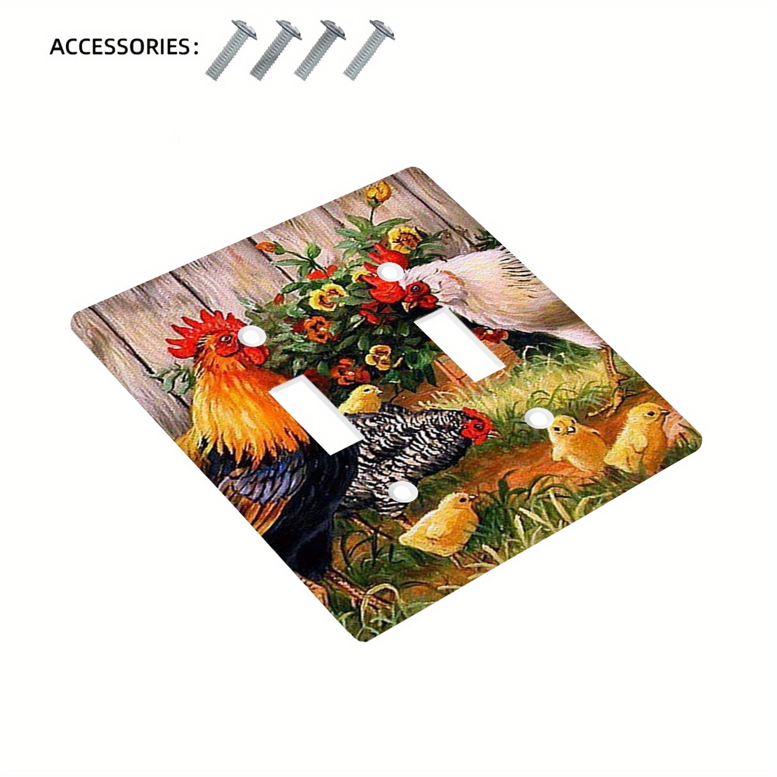 1 dona Ferma Xonasi Tovuq Yoritish Kalit Qopqog'i Ichki/Tashqi Foydalanish Uchun Yotoqxonalarda, Oshxonada, Hammomda.