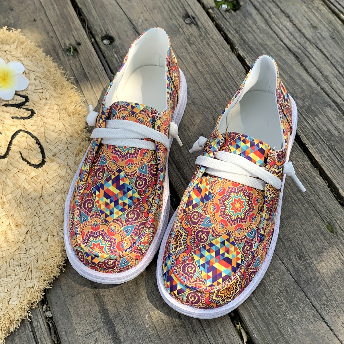 Women's Athletic Flat Bottom Sports Shoes Canvas Comfortable