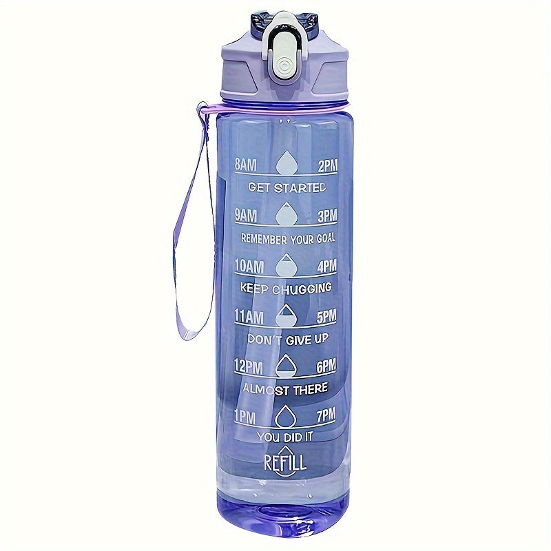 Gradient Design Sports Water Bottle Leakproof Large Capacity for Outdoor and Daily Use