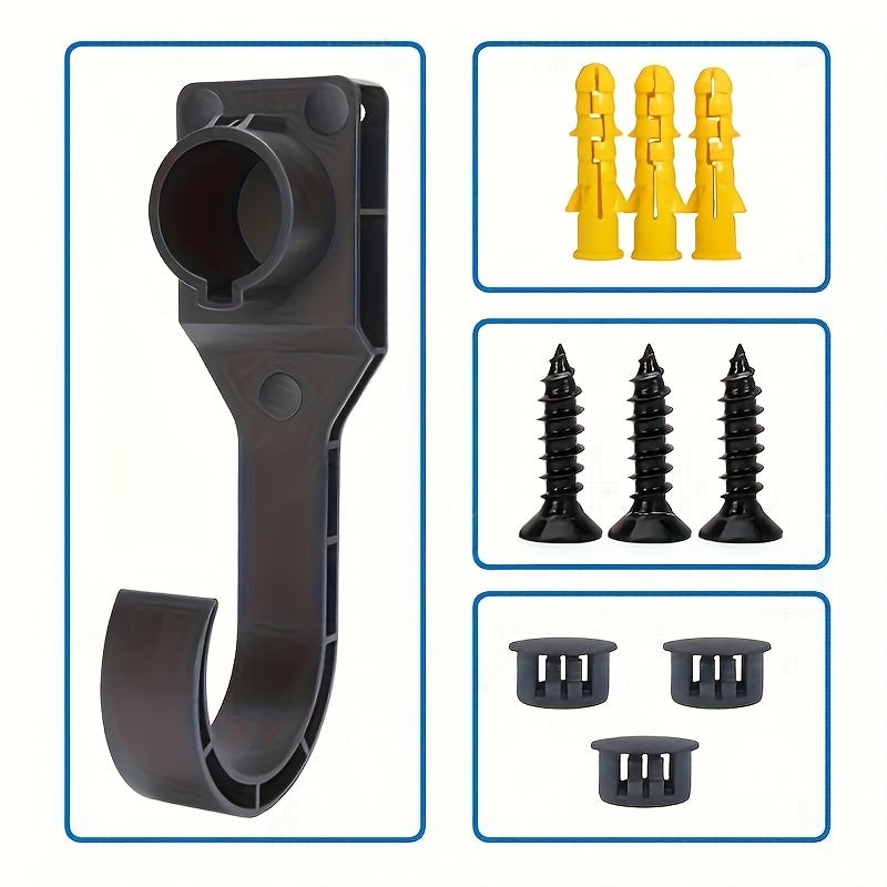 EV Charger Cable Holder SAE J1772 European Standard Charging Cable Organizer Portable EV Cable Hook