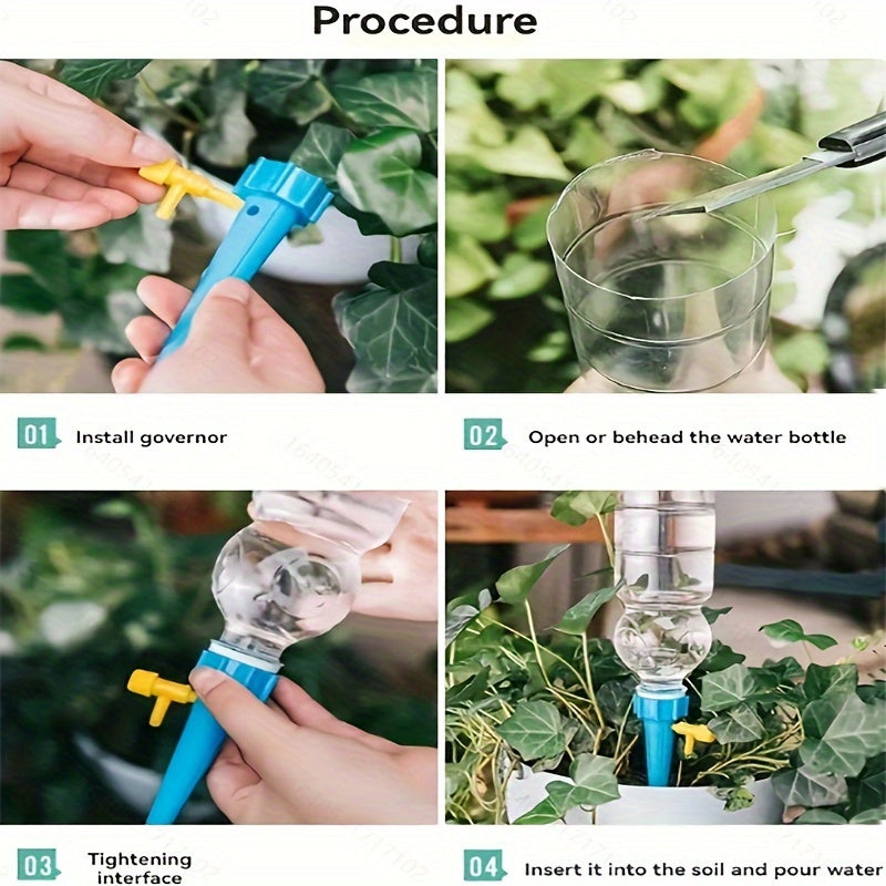 10/20pcs Automatic Flower Waterer for Potted Plants Greenhouse Garden Drip Irrigation System