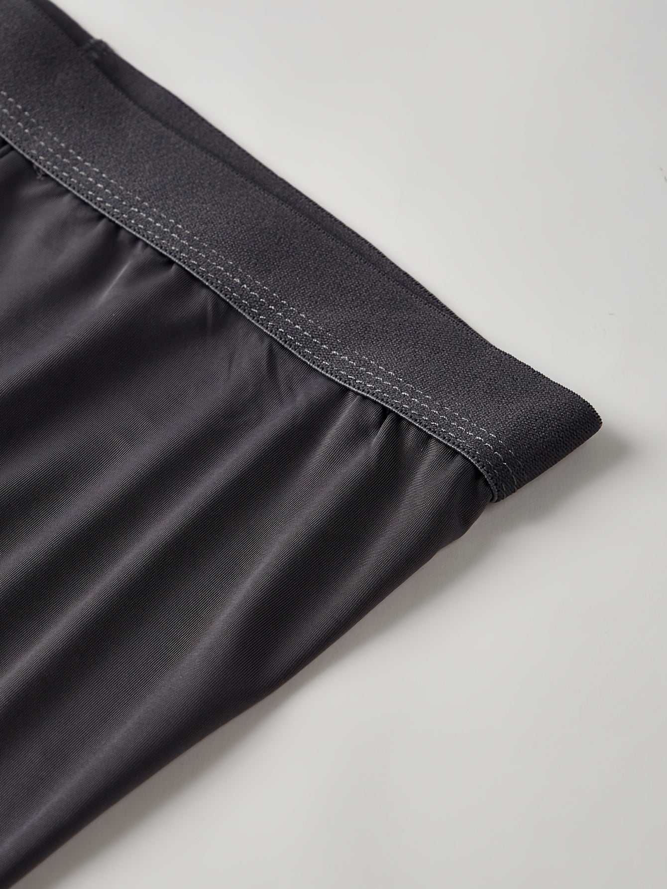 Boxers de seda para hombre, transpirables, semi transparentes, en tejido de punto, pack de cuatro