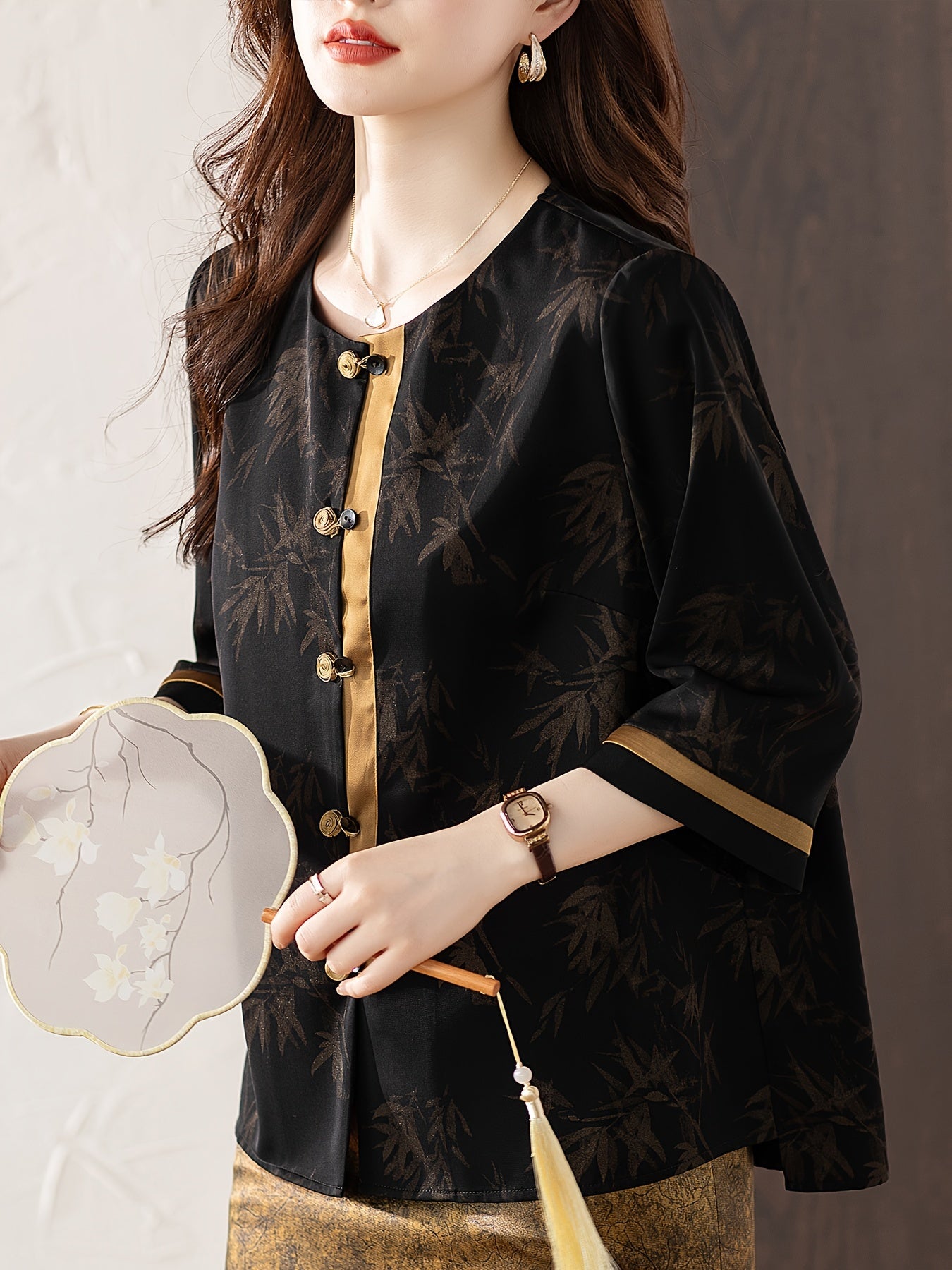 Women's Summer Chinese Style Shirt Cotton National Style Top